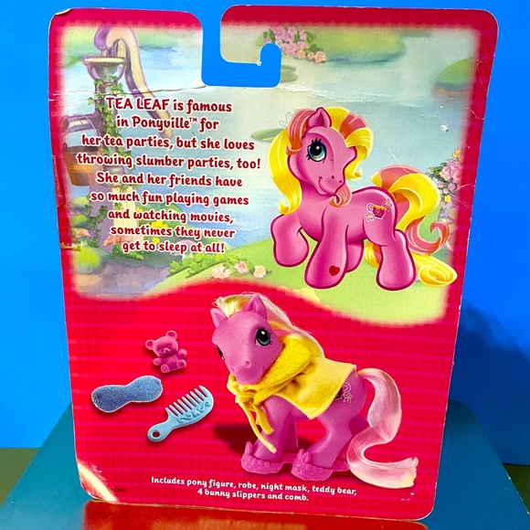 MY LITTLE PONY G3 2003 NWT PRETTY PONY FASHIONS TEA LEAF TOYS R US EXCLUSIVE - Picture 13 of 16